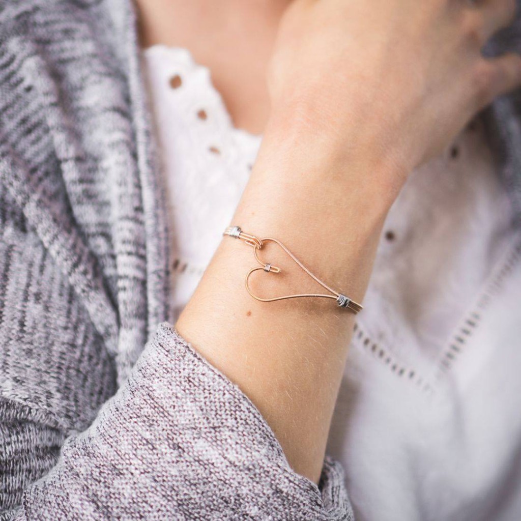 strings for hope heart bracelet
